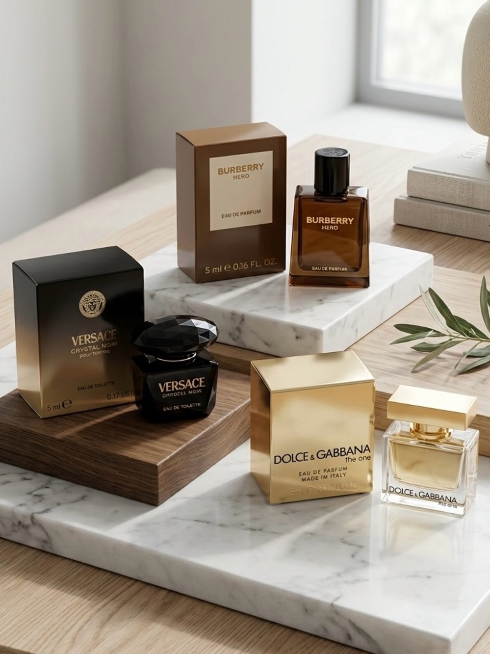 EMPTY Versace, Burberry, Dolce & Gabbana- 5ml EDP Dabber